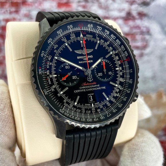 Breitling Navitimer Chronograph B01 Limited Edition Black Steel - 46mm – MB0128 - Picture 3 of 16